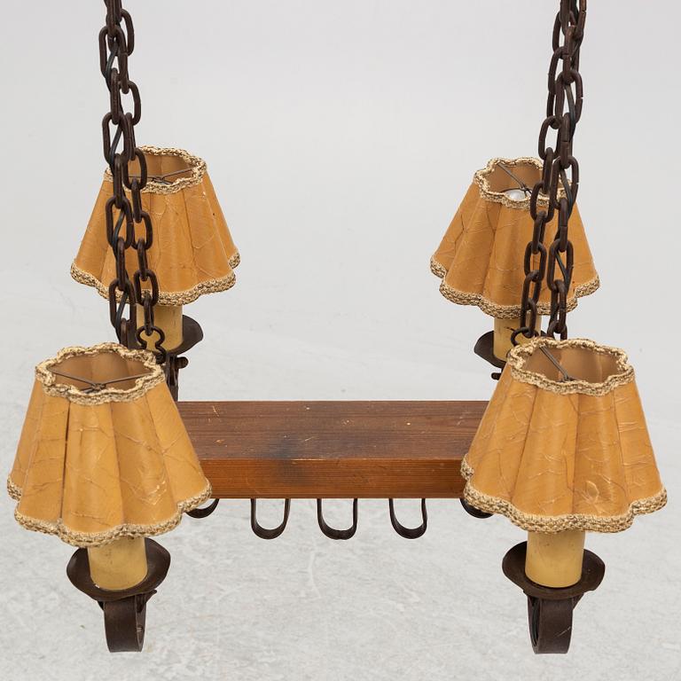 A ceiling lamp, 1920's-30's.