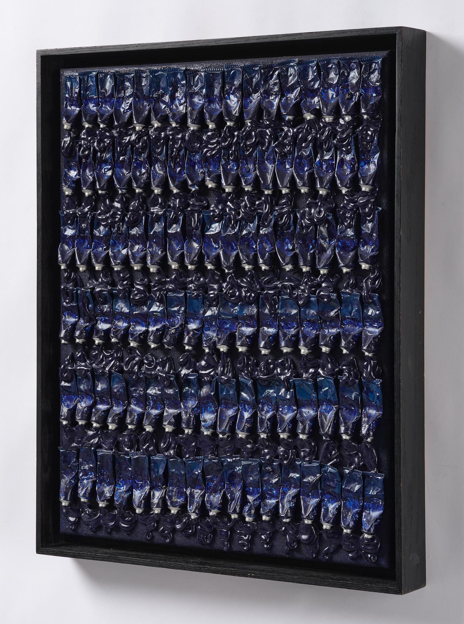 Arman (Armand Pierre Fernandez), "Monochrome Accumulation no. 3003".