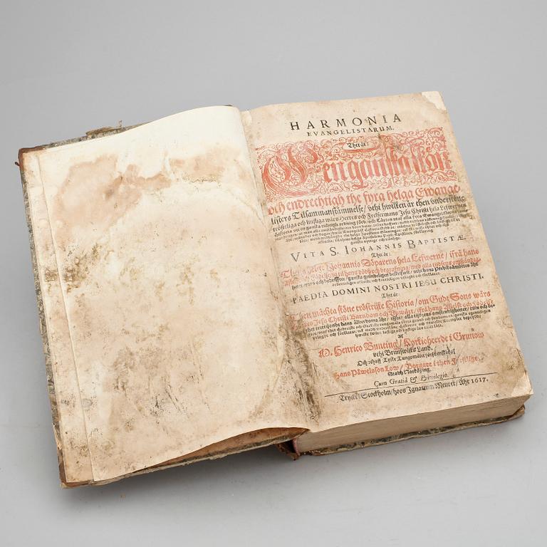 BOK, "Harmonia evangelistarum", Heinrich Bünting, 1617.