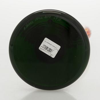 Oiva Toikka, skulptur, "Lollipop", signerad O. Toikka Iittala 2015 43/50.