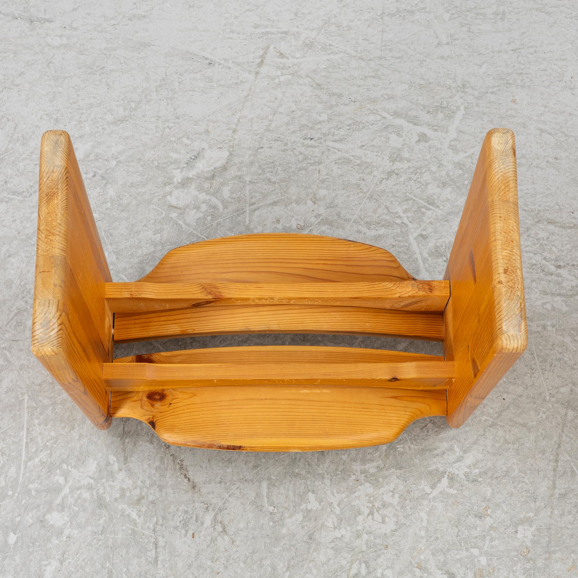 Gilbert Marklund, a pair of 'Jonte' stools, second half of the 20th century.