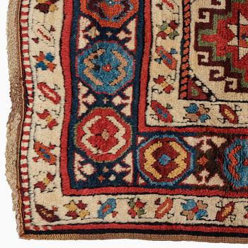 An antique Moghan 'Long rug', Kazak region South Caucasus, ca 360 x 106,5 cm.