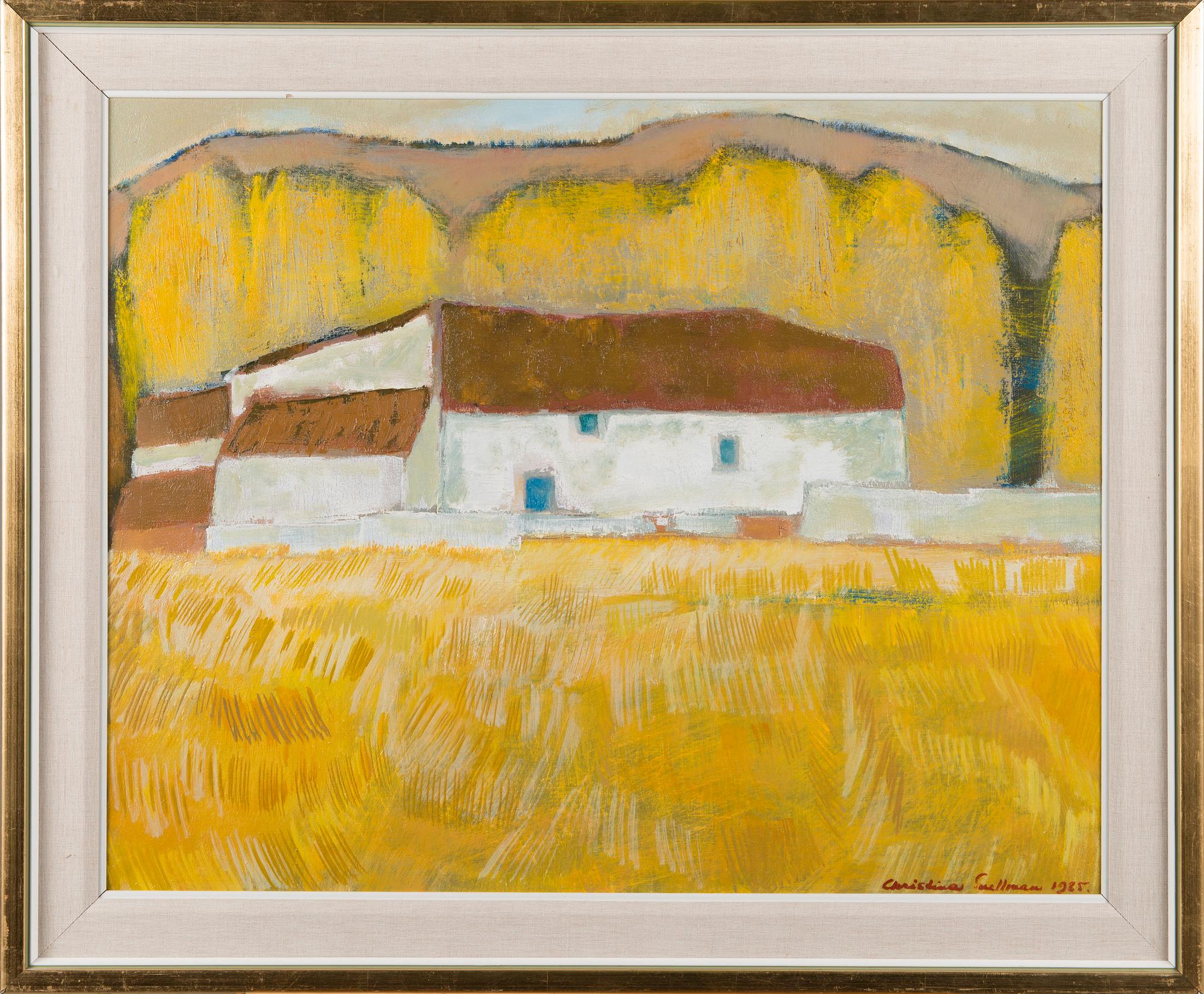 CHRISTINA SNELLMAN, oil on canvas, signed and dated 1985.