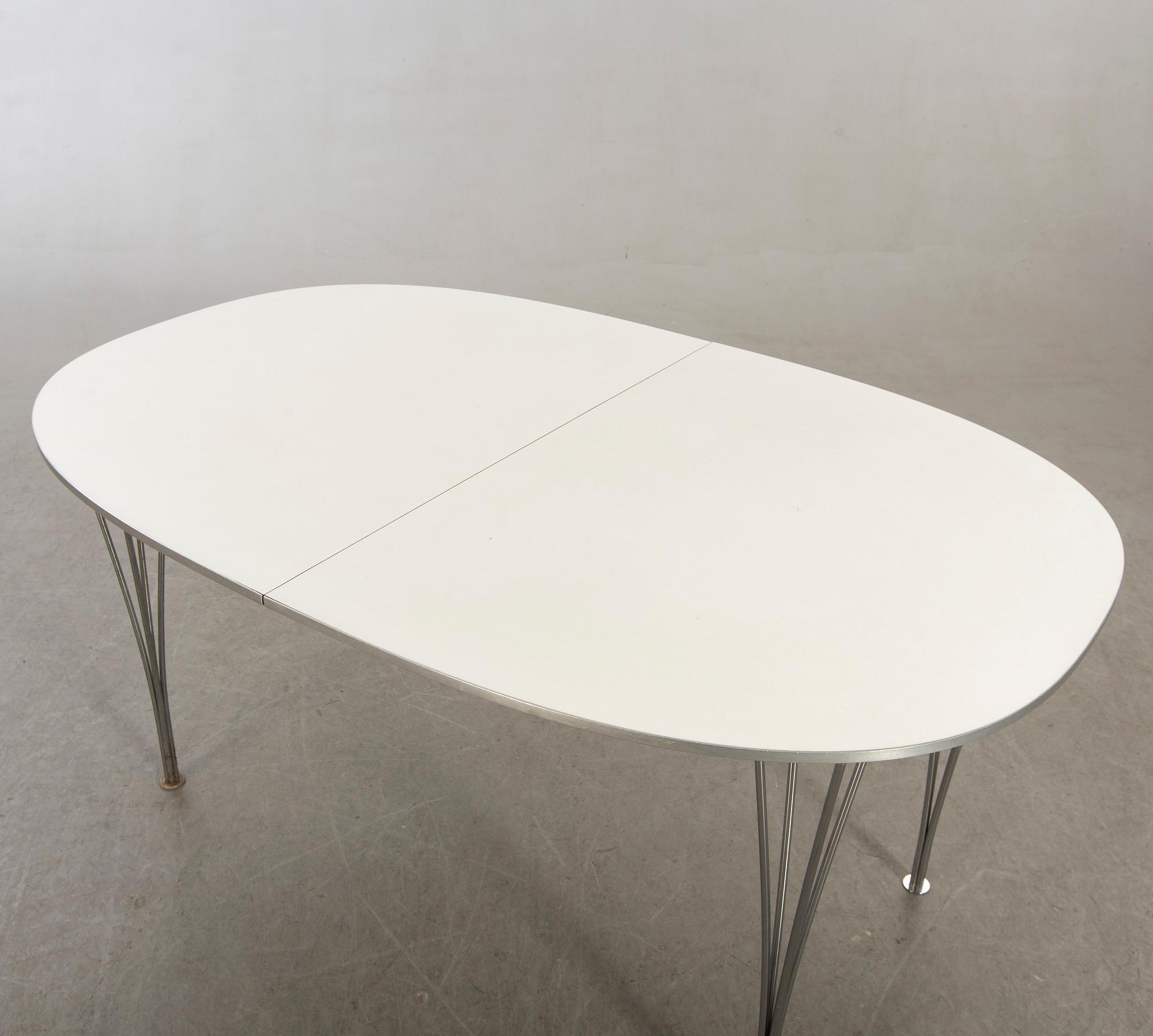 Bruno Mathsson & Piet Hein, board, "Superelips", Fritz Hansen, Denmark.