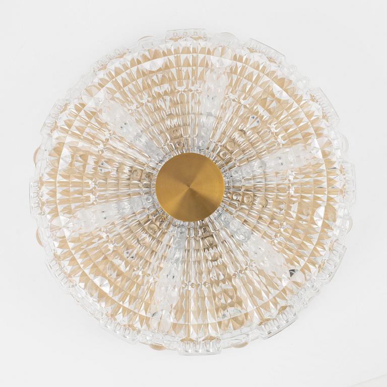 Carl Fagerlund, taklampa, Orrefors, 1960/70-tal.