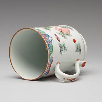 A famille rose jug, Qing dynasty, Qianlong (1736-95).
