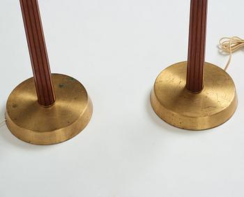 Hans Bergström, tillskrivna, golvlampor 1 par, ASEA, Sverige 1940-50-tal.