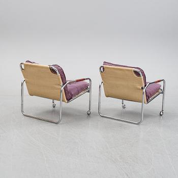 Göran Holmqvist, armchairs, a pair, "Klav", IKEA, 1970s.