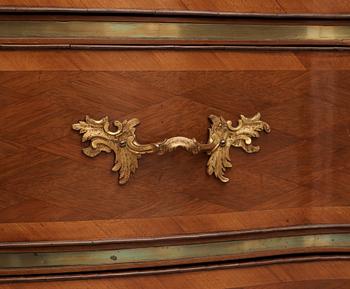 A North European Rococo 18th century cupboard.