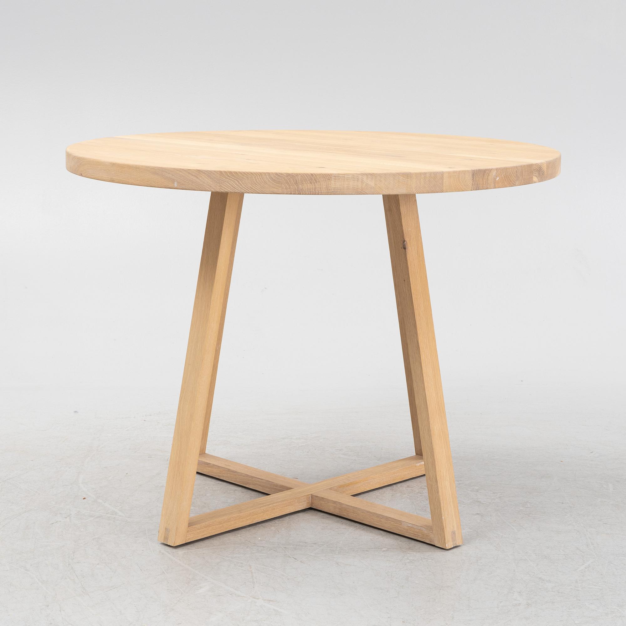An Oak Dining Table, 'Xanti', Slettvoll, Norway 21st century.