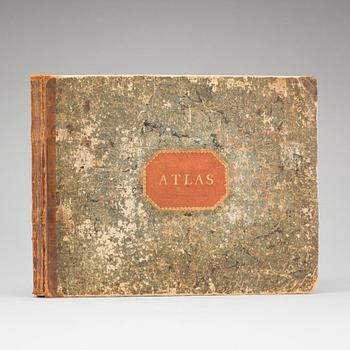 BOK, "Atlas öfver gamla verlden", Palmblad & Co, Uppsala 1825.