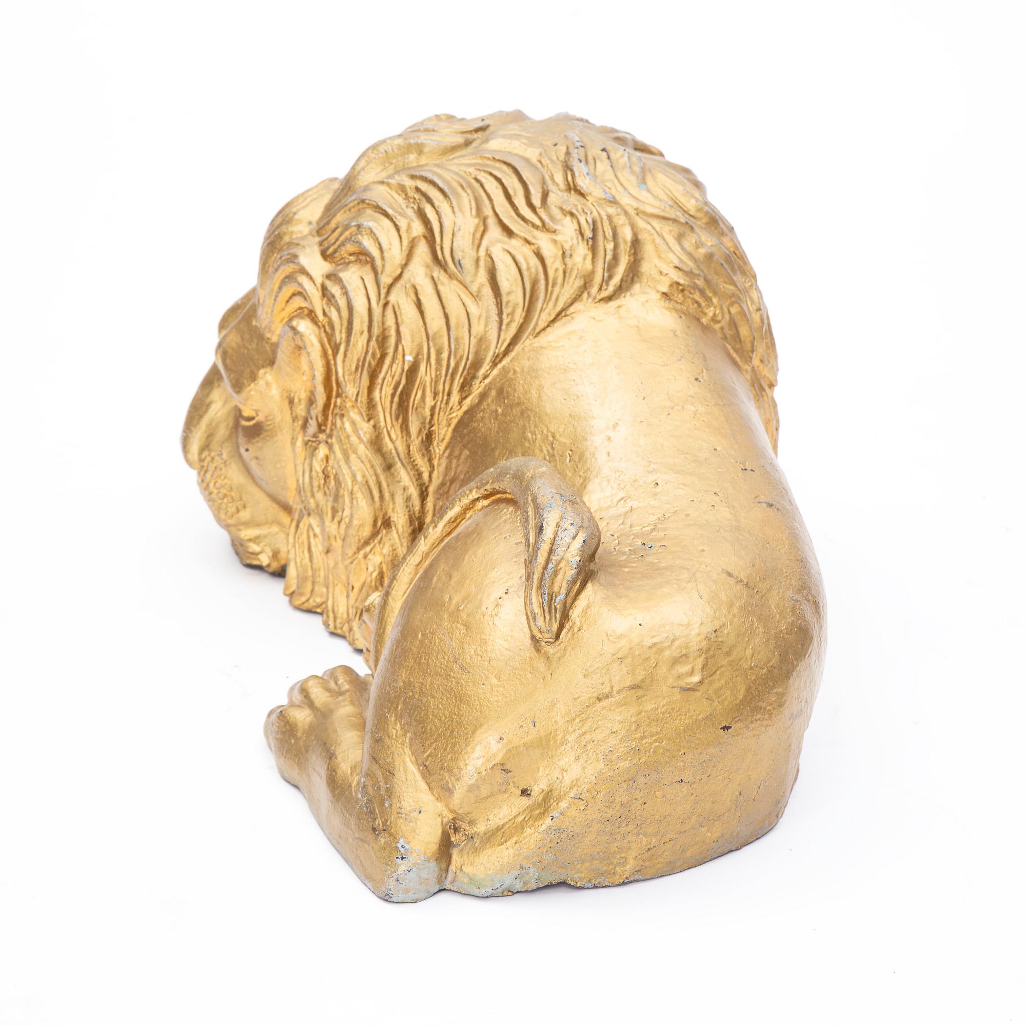Garden sculpture, cast iron, late 20th century.