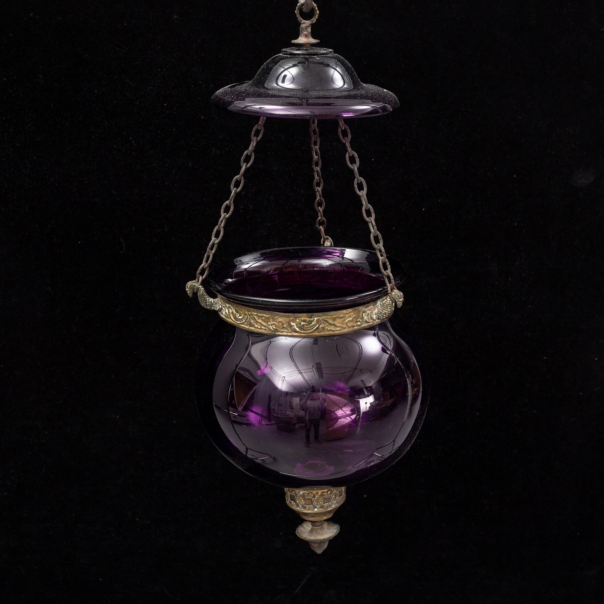 A late 19th century ceiling light.