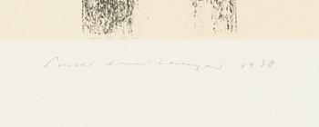 Pentti Lumikangas, litografier, 2 st, signerade och daterade 1980, märkta HC.