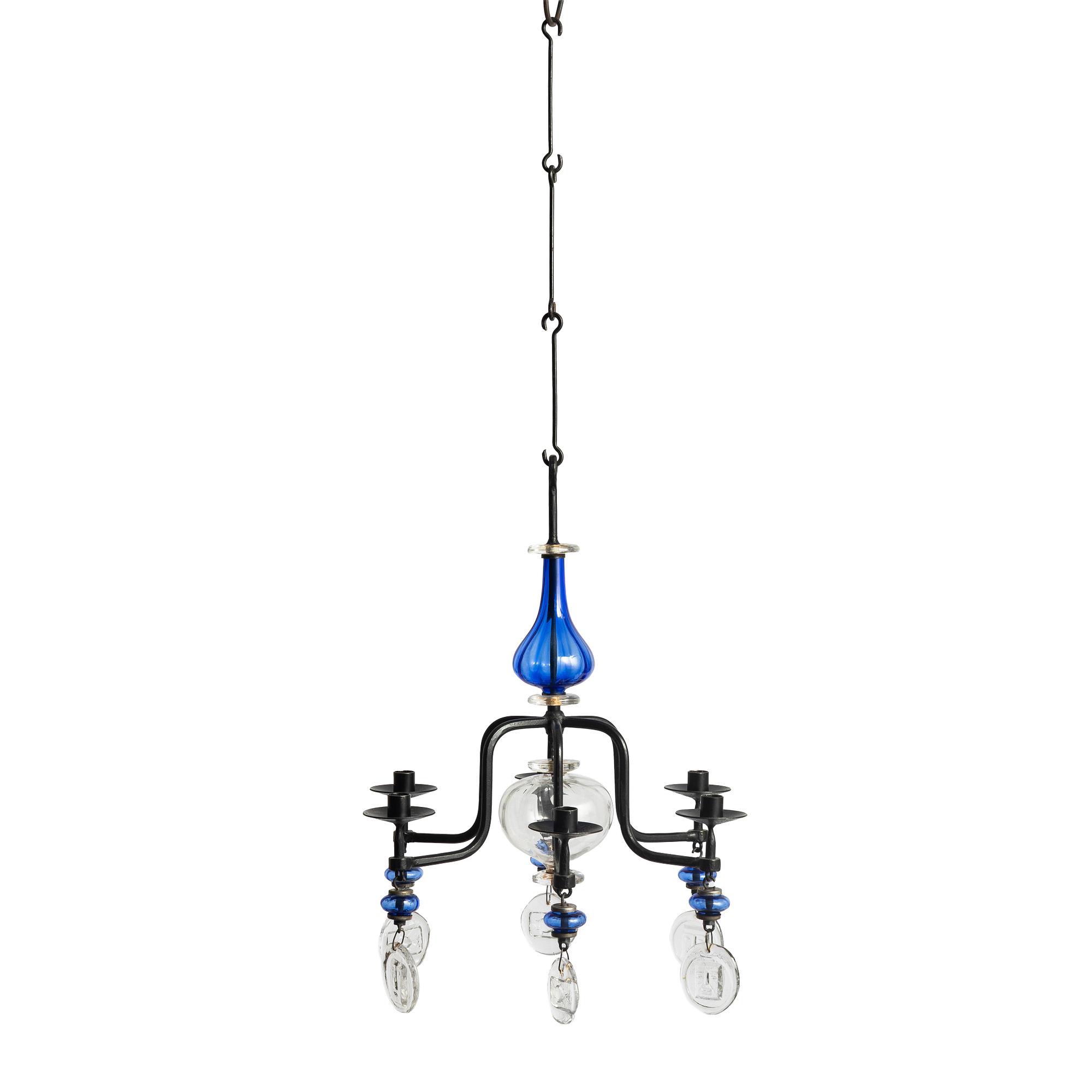 Erik Höglund, Chandelier, Boda Smide, second half of the 20th century.