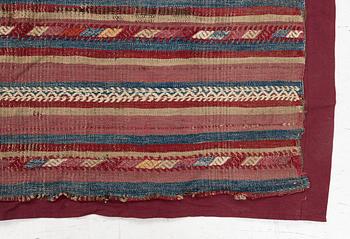 A Sofreh kilim, Central Anatolian, c 150 x 130 cm.
