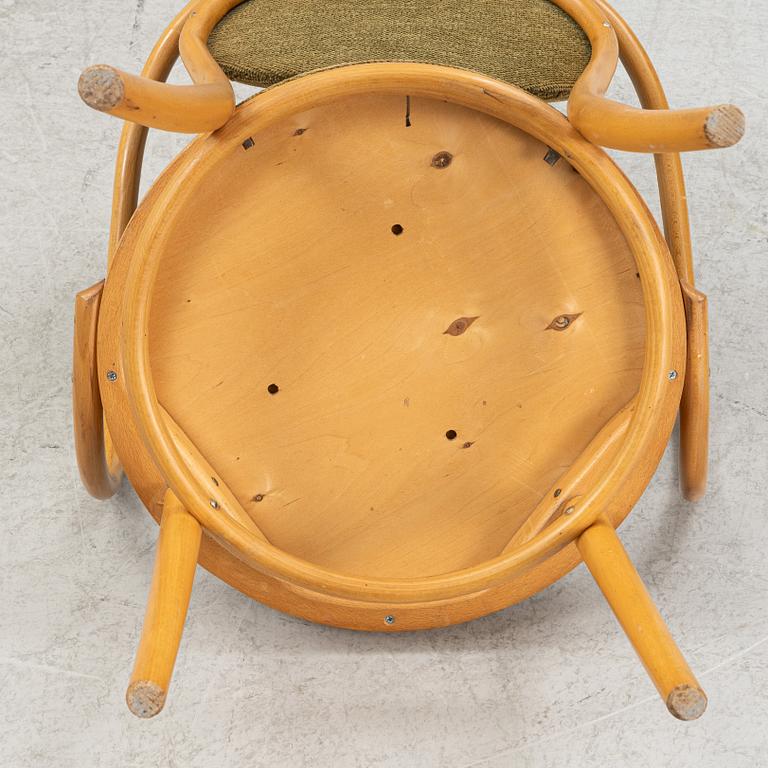 Four Thonet-style chairs, end of the 20th century.