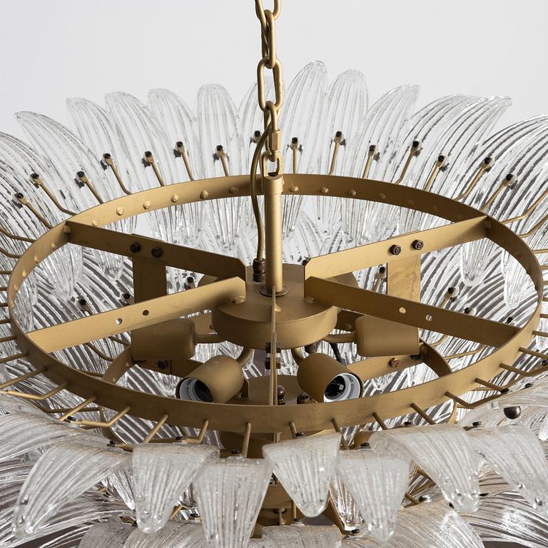 A 'Gatsby' chandelier, Murano.