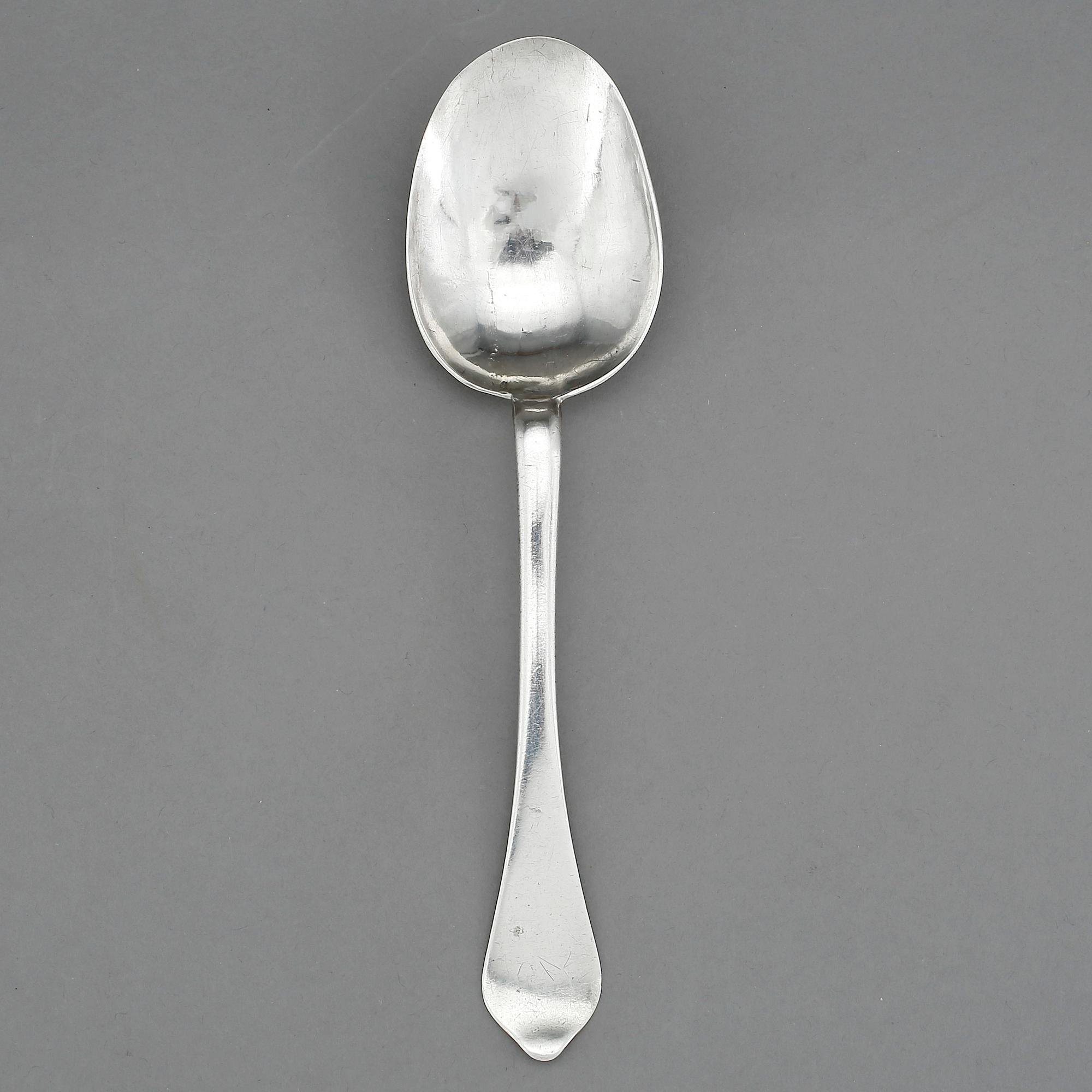 RÅTTSVANSSKED, silver, 1720, Jacob Brunck, mästare i Stockholm 1715-1745, 46 gram.