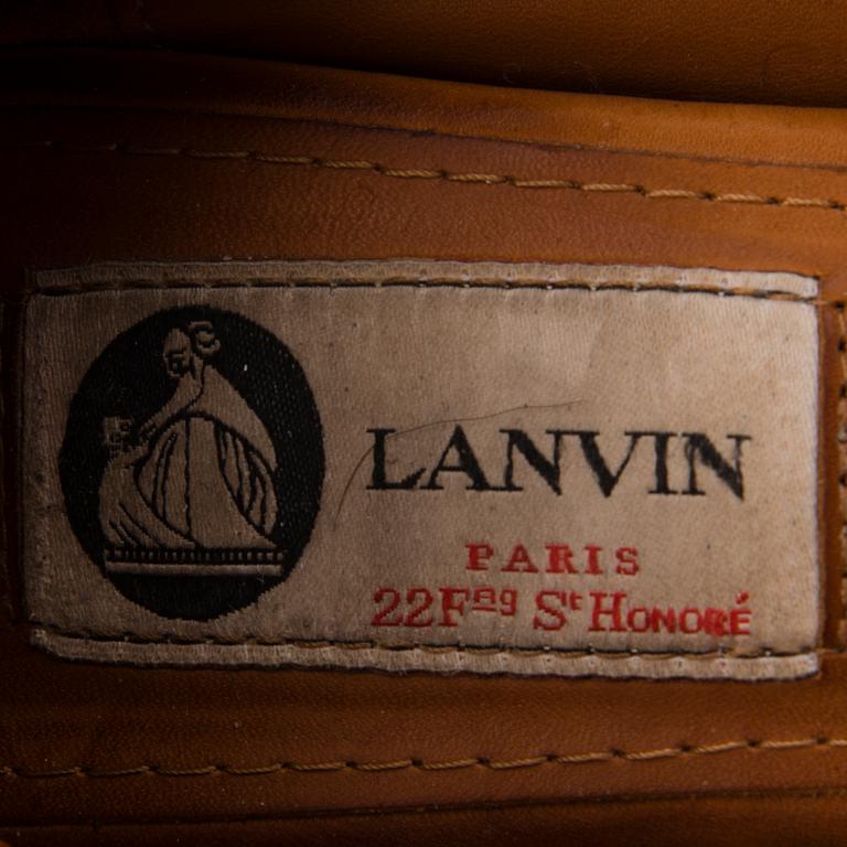 LANVIN, Två Par Skor i storlek 40,5.