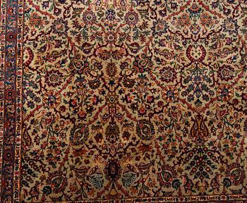 Matta, semiantik Keshan, ca 422 x 321 cm.