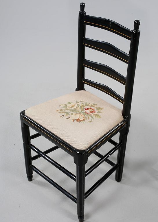 STEGSTOLAR, ett par, 1800-tal.
