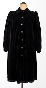 An Yves Saint Laurent coat, from the Russian Collection.