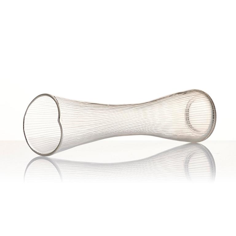 Tapio Wirkkala, a glass vase, model 3509, Iittala, Finland.
