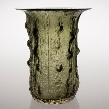 A 'Finlandia' glass vase for Iittala, signed Timo Sarpaneva - 3356. Model designed in 1964.