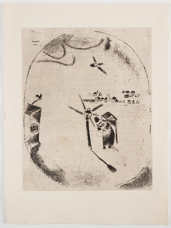 MARC CHAGALL, 71 st etsningar ur upplagan om 285 exemplar på Arches/MBM/J. Perrigot-papper, 1923-1948.