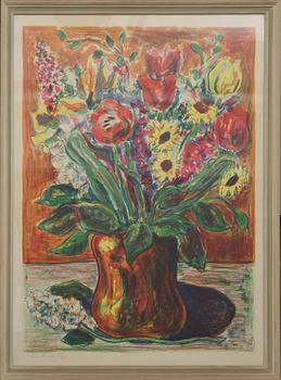 ALBIN AMELIN, färglitografi, signerad och numrerad 33/200.