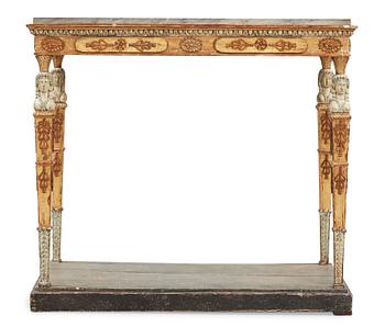 1513. A late Gustavian circa 1800 console table.