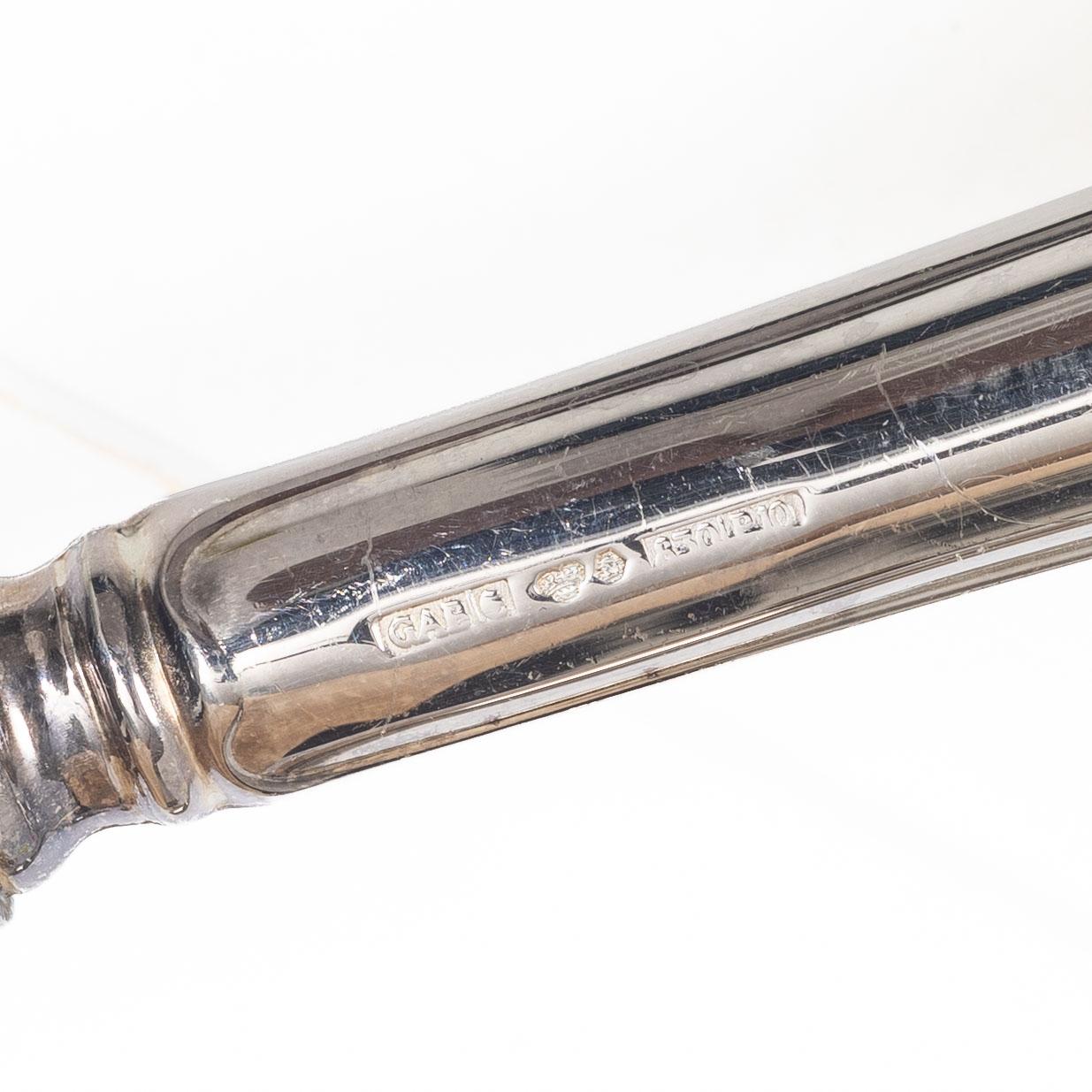 Cutlery set, 149 pieces, silver, “Svensk” pattern, including CG Hallberg, Stockholm 1939.