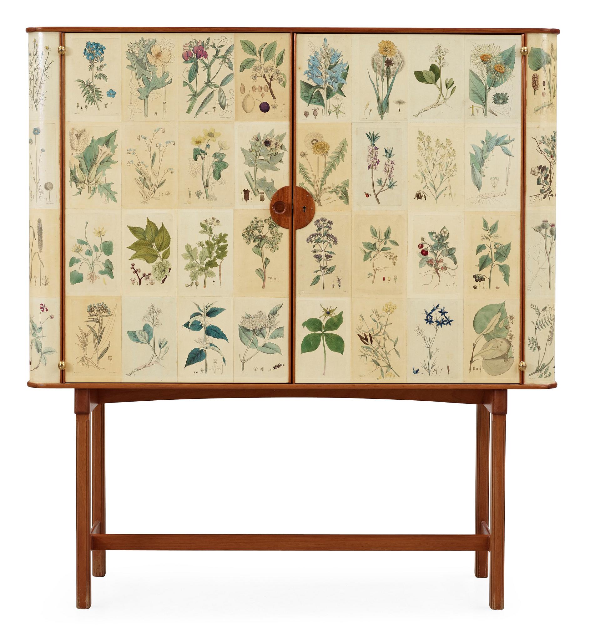 JOSEF FRANK, skåp, "Flora", Firma Svenskt Tenn, 1965.