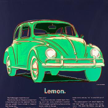 213. Andy Warhol, "Volkswagen", ur: "Ads".