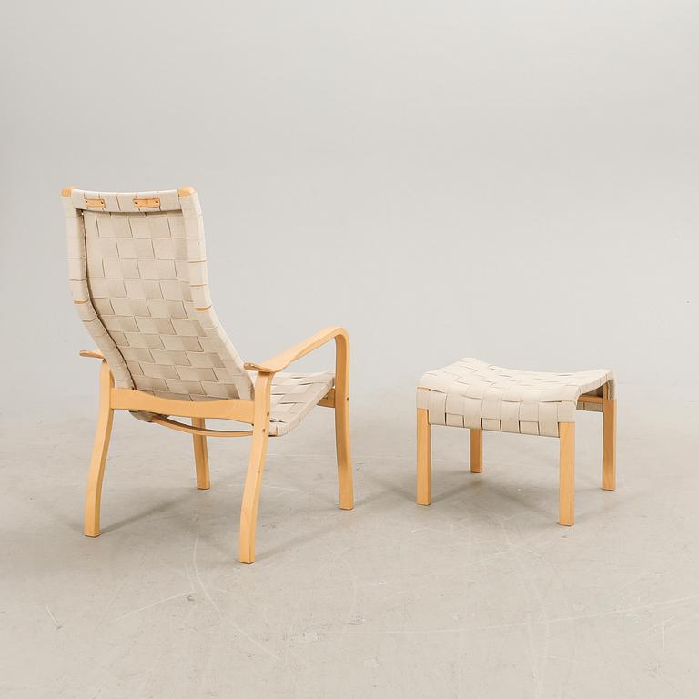 Yngve Ekström, fåtölj med fotpall "Primo" Swedese.