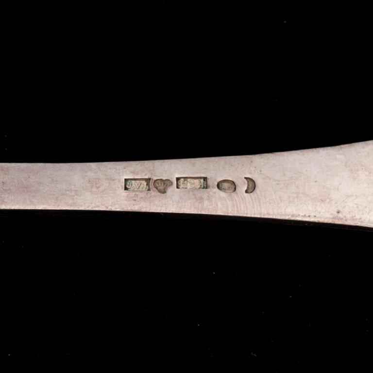 MATSKEDAR, 12 st, silver, Kuopio, Salo, 1882, 1893, 1906, 1915. Vikt 528 g.