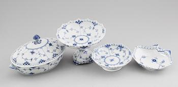 SERVISPORSLIN, 4 delar, Royal Copenhagen.