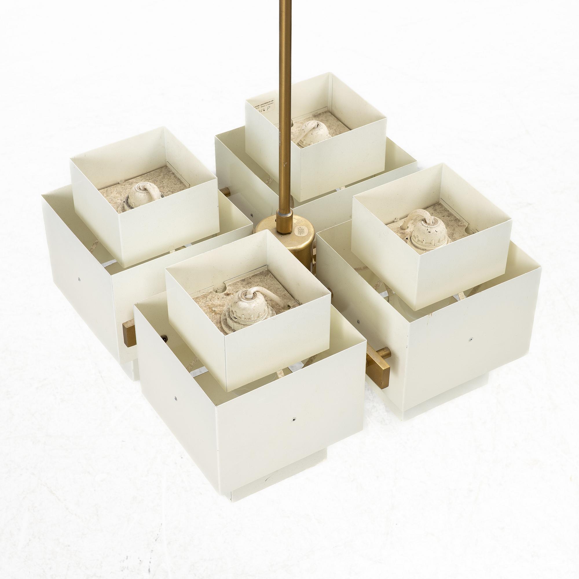 Hans-Agne Jakobsson, a "Selectra" ceiling lamp model "C 769/4", Hans-Agne Jakobsson AB, Markaryd, 1960s-70s.