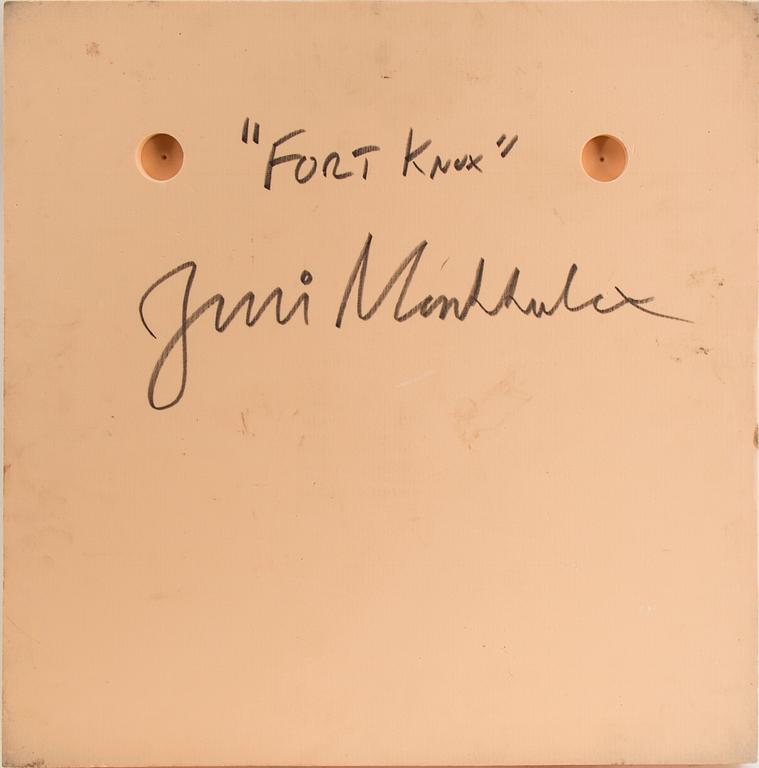 JURI MARKKULA, "Fort Knox" signed verso.