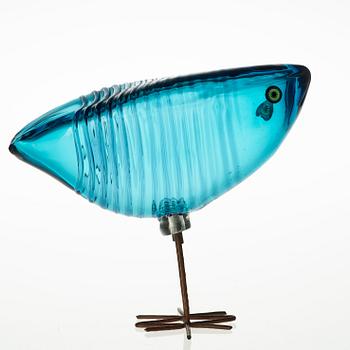 An Alessandro Pianon 'Pulcino' glass bird, Vistosi, Italy 1960's.