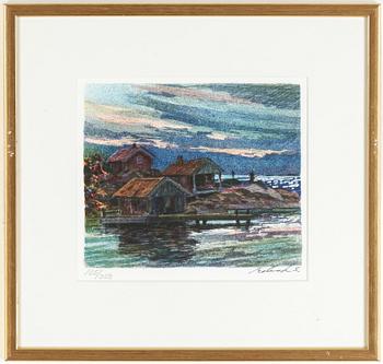 Roland Svensson · ROLAND SVENSSON, färglitografi, signerad och numrerad, 105/350.
