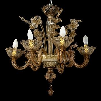 LJUSKRONA, venetiansk stil, omkring 1900-talets mitt, h 60.