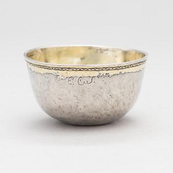 ANDERS CARLBORG, A silver thumbler, Turku 1768.