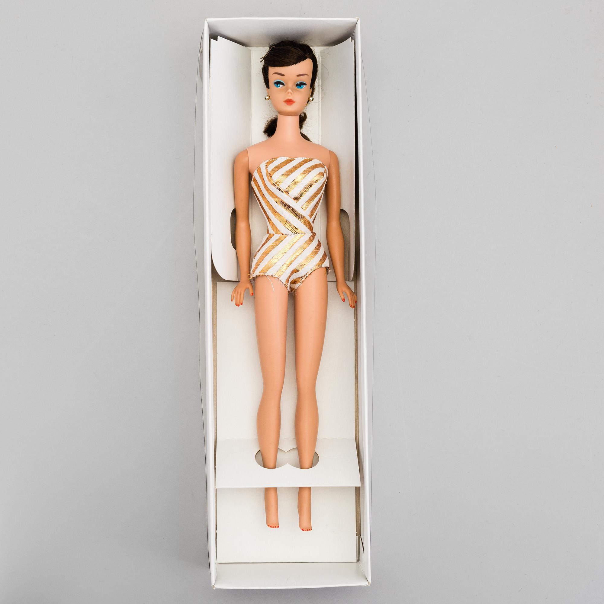 BARBIE OCH HENNES VÄNNER, 9 stycken dockor, Mattel, 1960/70-tal.