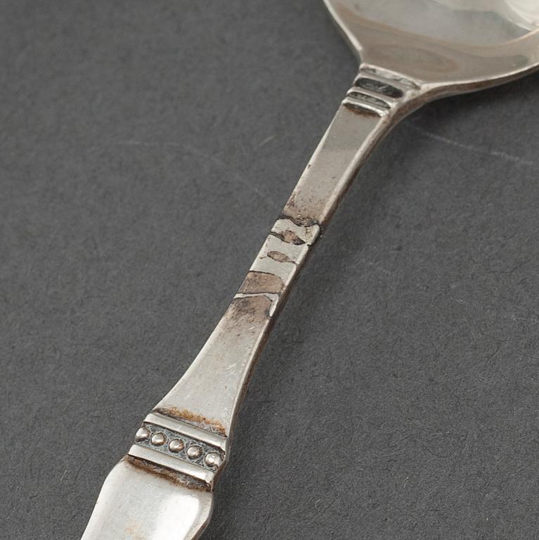23 pieces of silver cutlery from MGAB in Lidköping, model "Uppsala", 1970s.