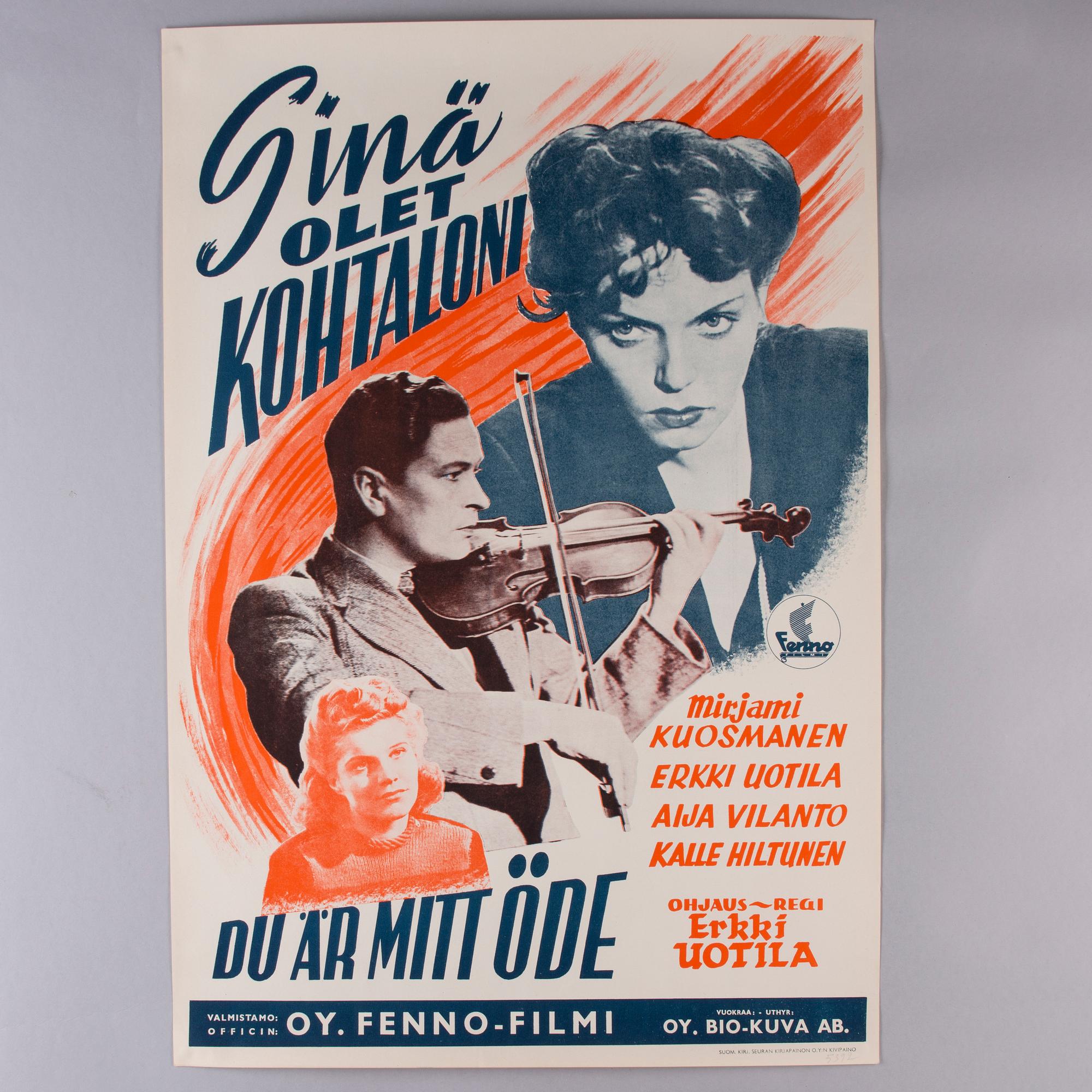 FILMAFFISCHER, 7 st, 1940-50-tal.