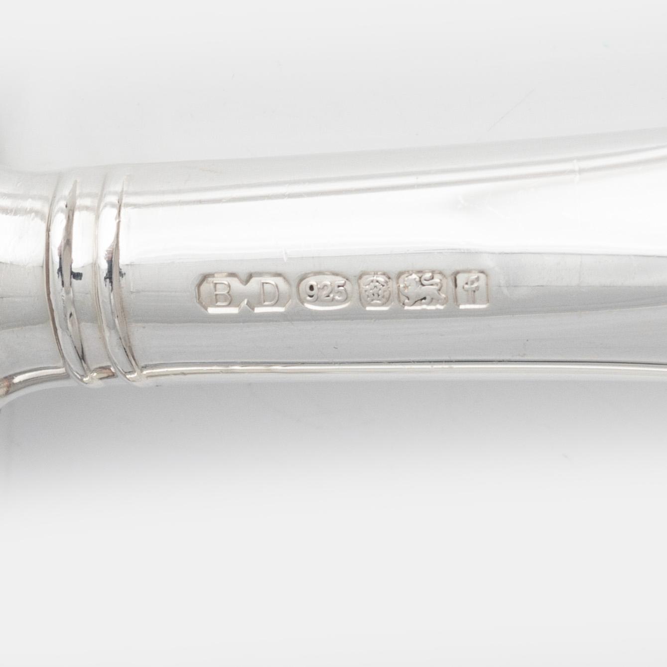 Bordsknivar, 24 st, sterlingsilver, Sheffield, England 2005.