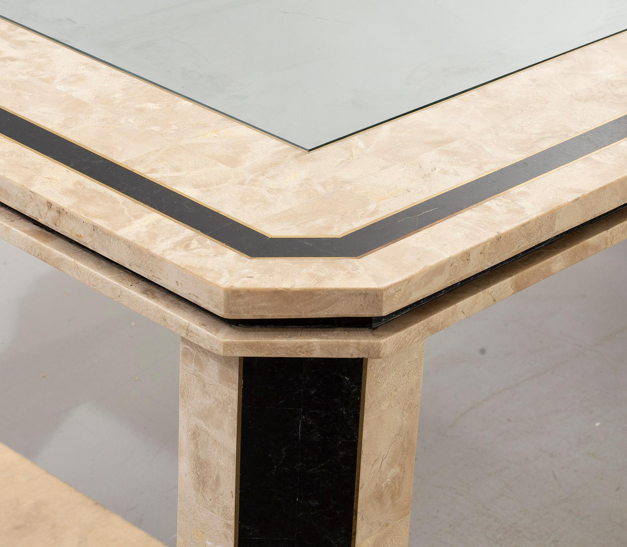 A probably Belgian 1970/80's dining table.