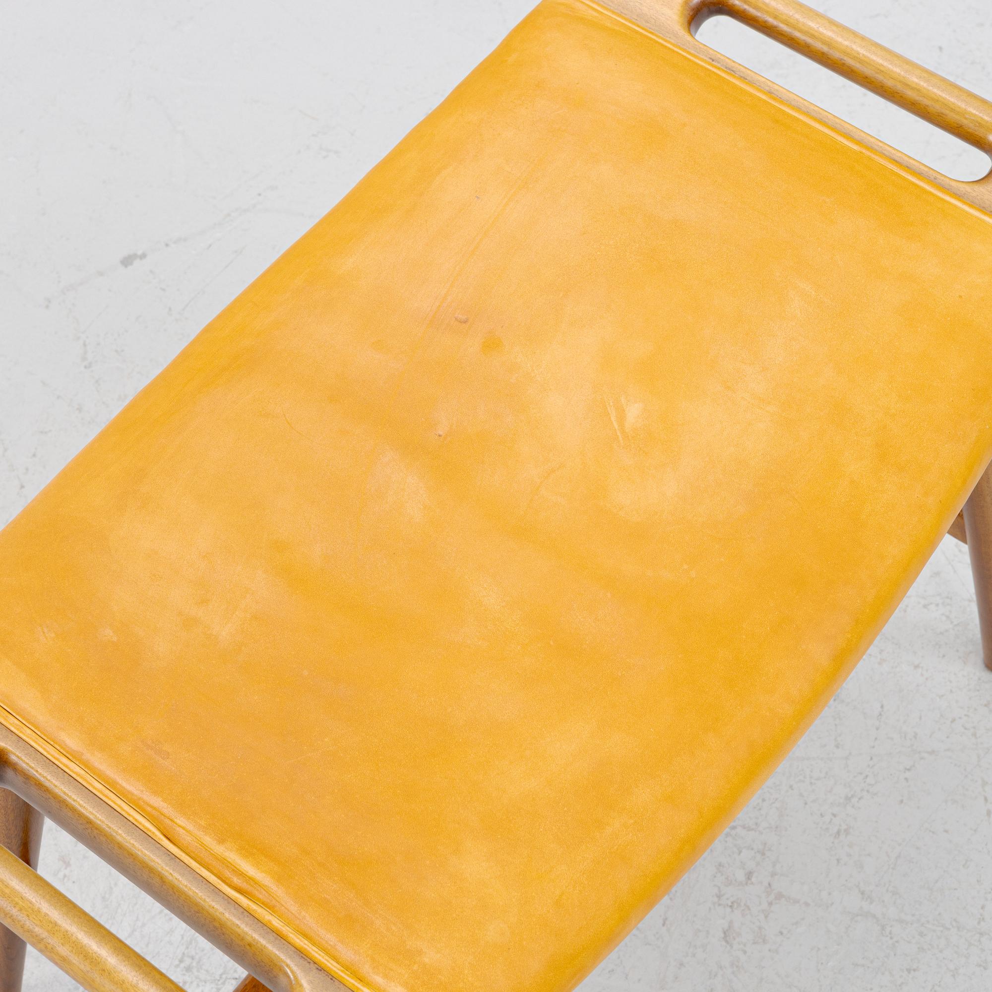 Hans J. Wegner, an "AP-30" ottoman. Provenence Sven Lundh.